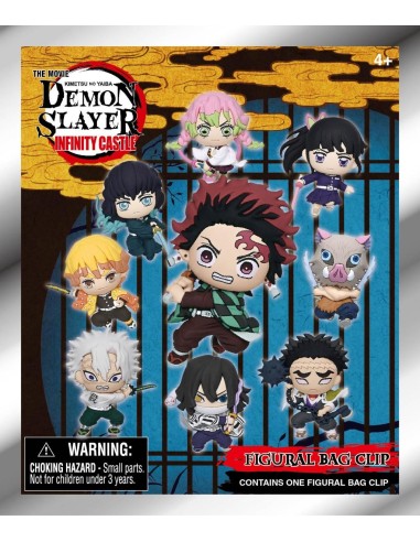 DEMON SLAYER MOVIE - Series 1 - 3D Foam Bag Clip (Display 24 Pcs) 