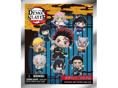 DEMON SLAYER MOVIE - Series 1 - 3D Foam Bag Clip (Display 24 Pcs) 