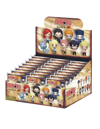 FAIRY TAIL - Series 1 - 3D Foam Bag Clip (Display 24 Pcs) 