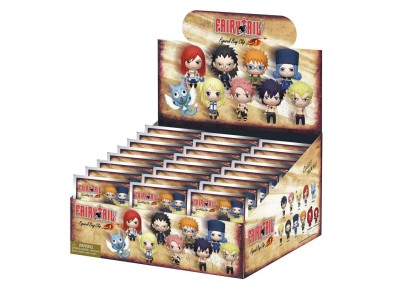 FAIRY TAIL - Series 1 - 3D Foam Bag Clip (Display 24 Pcs) 