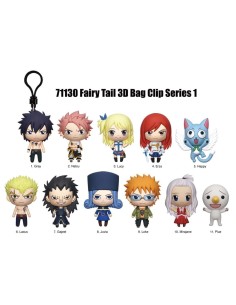 FAIRY TAIL - Series 1 - 3D Foam Bag Clip (Display 24 Pcs)  2