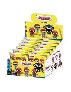 SPIDER-MAN - Series 1 - 3D Foam Magnets in blind bags (Display 12 Pcs) 