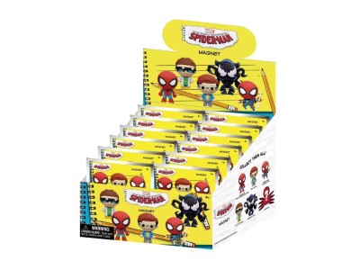 SPIDER-MAN - Series 1 - 3D Foam Magnets in blind bags (Display 12 Pcs) 
