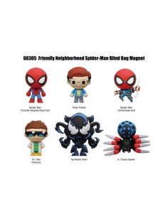 SPIDER-MAN - Series 1 - 3D Foam Magnets in blind bags (Display 12 Pcs)  2
