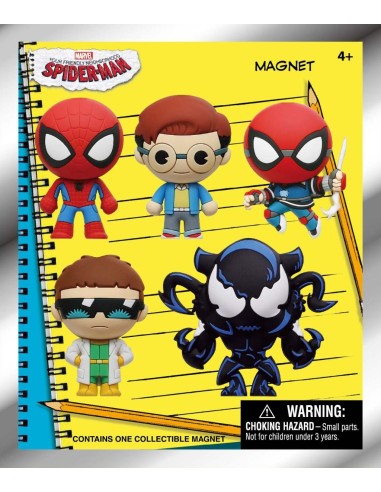 SPIDER-MAN - Series 1 - 3D Foam Magnets in blind bags (Display 12 Pcs) 