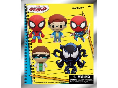 SPIDER-MAN - Series 1 - 3D Foam Magnets in blind bags (Display 12 Pcs) 