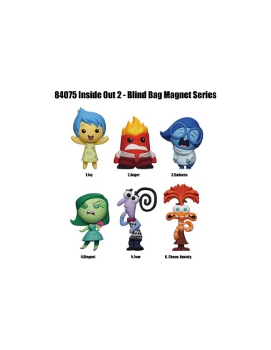 VICE-VERSA 2 -Series 1 -3D Foam Magnets in blind bags (Display 12 Pcs) 