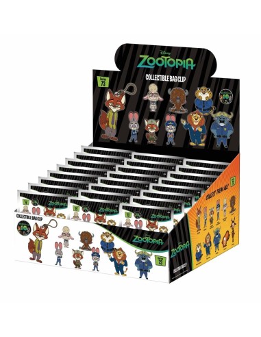 ZOOTOPIE - Series 73 - 3D Foam Bag Clip (Display 24 Pcs) 