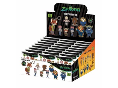 ZOOTOPIE - Series 73 - 3D Foam Bag Clip (Display 24 Pcs) 