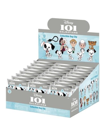 101 DALMATIENS - Series 72 - 3D Foam Bag Clip (Display 24 Pcs) 
