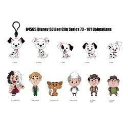 101 DALMATIENS - Series 72 - 3D Foam Bag Clip (Display 24 Pcs)  2