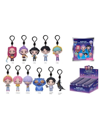 K-POP Demon Hunters - Series 1 - 3D Foam Bag Clip (Display 24 Pcs) 