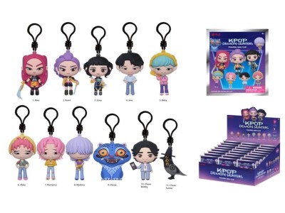 K-POP Demon Hunters - Series 1 - 3D Foam Bag Clip (Display 24 Pcs) 