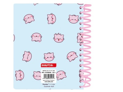 THE PINK CAT - Notebook A6 