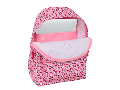 HELLO KITTY - Sac à dos pour Ordinateur Portable 14" - 43x31x13cm 