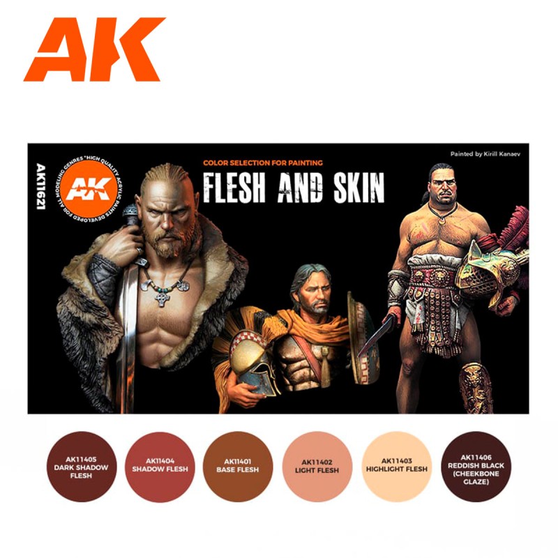 FLESH AND SKIN COLORS SET