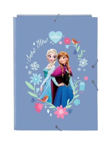 REINE DES NEIGES - Classeur à Rabats Premium avec Elastiques A4 