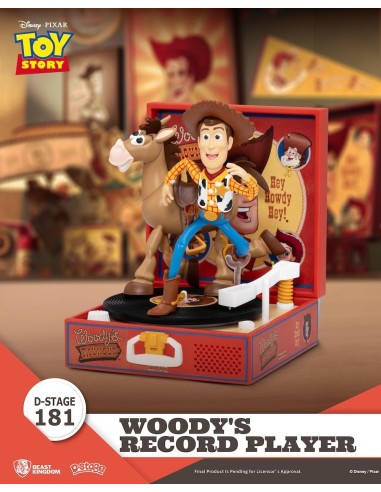 TOY STORY - Woody's Record Player - Diorama D-Stage 13.7cm 