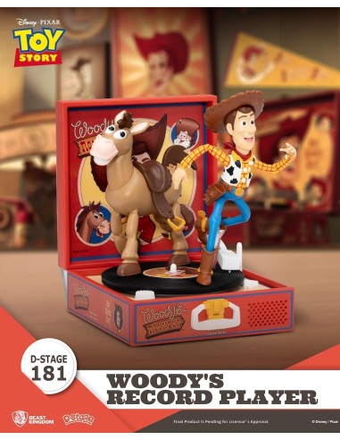 TOY STORY - Woody's Record Player - Diorama D-Stage 13.7cm 