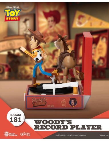 TOY STORY - Woody's Record Player - Diorama D-Stage 13.7cm 