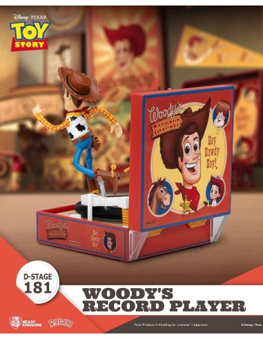 TOY STORY - Woody's Record Player - Diorama D-Stage 13.7cm 