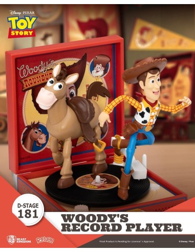 TOY STORY - Woody's Record Player - Diorama D-Stage 13.7cm 