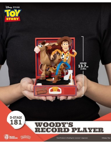 TOY STORY - Woody's Record Player - Diorama D-Stage 13.7cm 