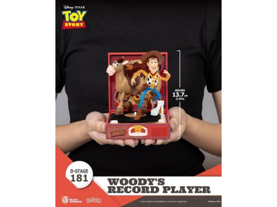 TOY STORY - Woody's Record Player - Diorama D-Stage 13.7cm 