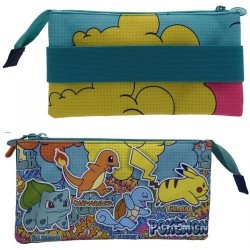 POKEMON - Urban Colors - Trousse Triple 