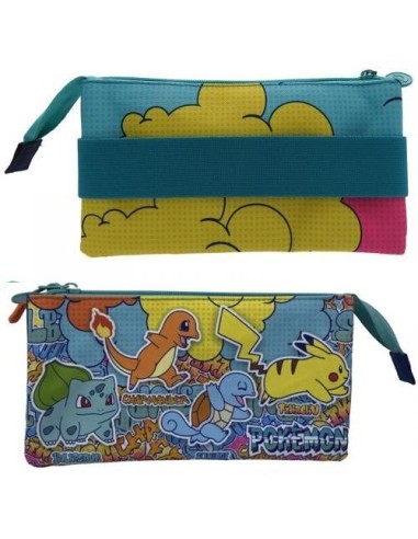 POKEMON - Urban Colors - Trousse Triple 