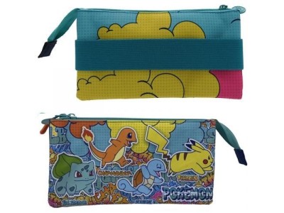 POKEMON - Urban Colors - Trousse Triple 