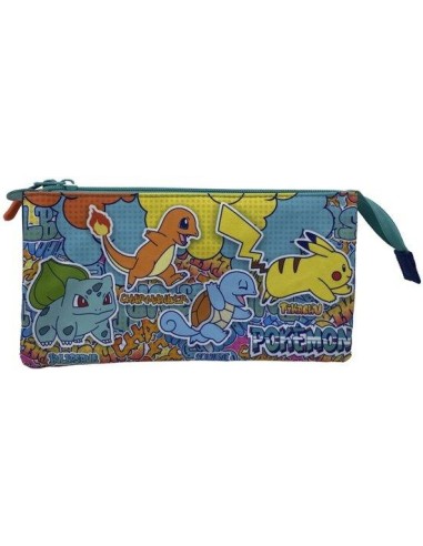 POKEMON - Urban Colors - Trousse Triple 