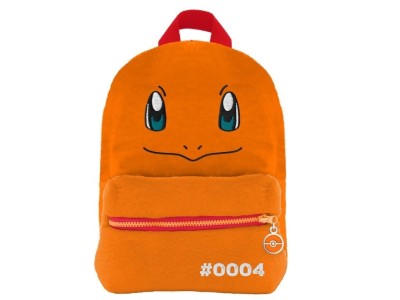 POKEMON - Salamèche - Sac à Dos Fluffy '30x23x12cm' 