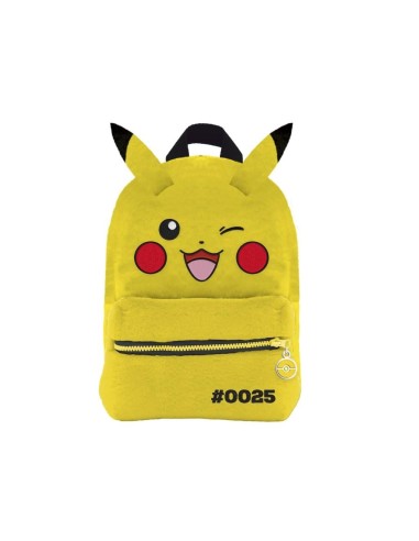 POKEMON - Pikachu - Sac à Dos Fluffy '30x23x12cm' 