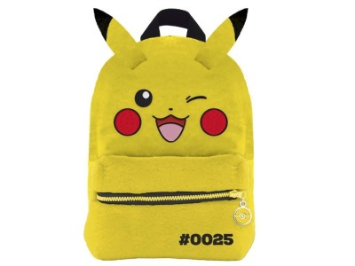 POKEMON - Pikachu - Sac à Dos Fluffy '30x23x12cm' 