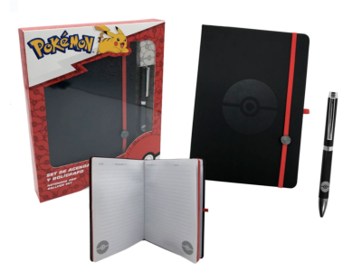 POKEMON - Pokéball - Pack Notebook + Stylo-Bille 