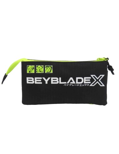 BEYBLADE X - Trousse Triple 'Glow in The Dark' 