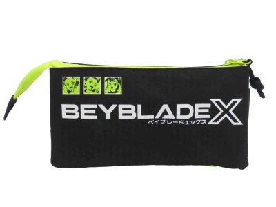 BEYBLADE X - Trousse Triple 'Glow in The Dark' 