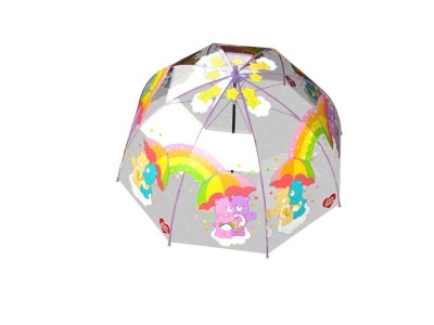 BISOUNOURS - Parapluie "Bubble" Transparent Manuel 57 cm 