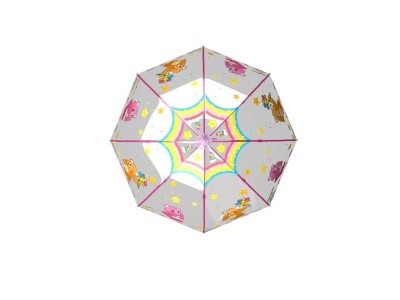 BISOUNOURS - Parapluie Transparent Manuel 48 cm 