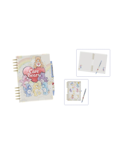 BISOUNOURS - Coeur - Pack Notebook + Stylo-Bille + Stickers 