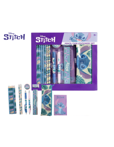 STITCH - Set de Papeterie - 14pc 