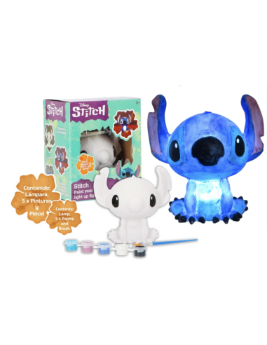 STITCH - Lampe 3D à Peindre 17cm 