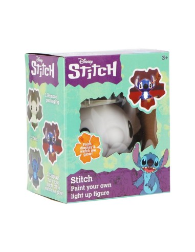 STITCH - Lampe 3D à Peindre 17cm 
