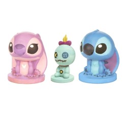 STITCH & ANGEL & SCRUMP - Set de 3 Figurines à Peindre  2