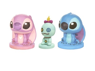 STITCH & ANGEL & SCRUMP - Set de 3 Figurines à Peindre 