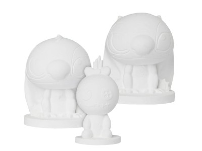 STITCH & ANGEL & SCRUMP - Set de 3 Figurines à Peindre 