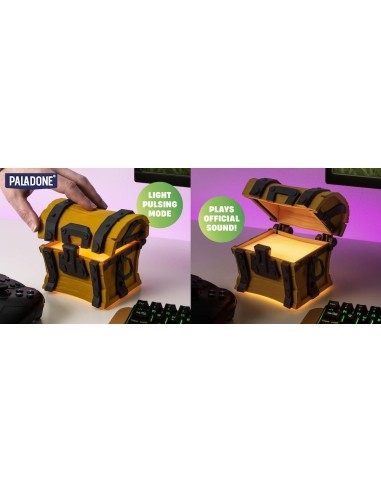 FORNITE - Coffre - Lampe avec Son 12cm 