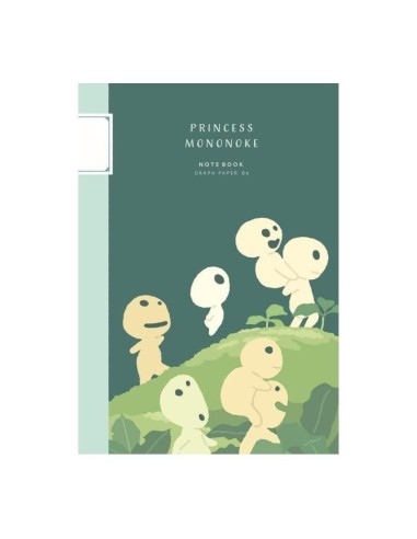 PRINCESSE MONONOKE - Kodama - Carnet B6 12.8x18.2cm 