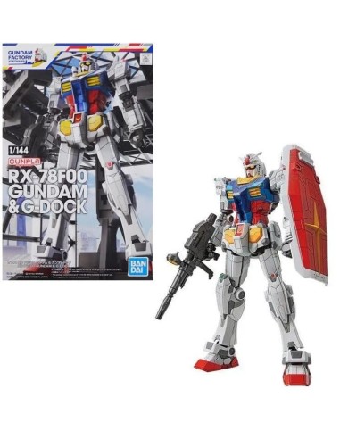 GUNDAM - 1/144 RX-78F00 Gundam & G-Dock - Model Kit 